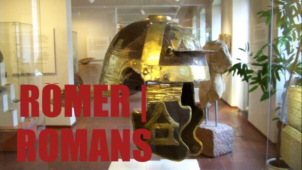 Roman helmet, römischer Helm Worms Andreasstift Museum
